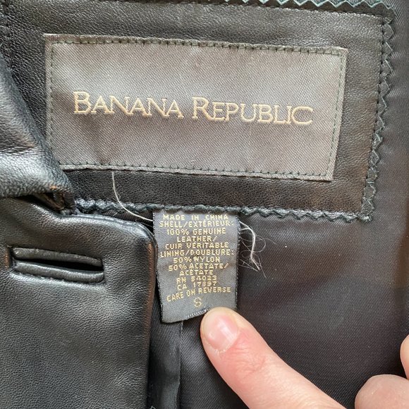 Banana Republic Leather Jacket - Picture 6 of 13